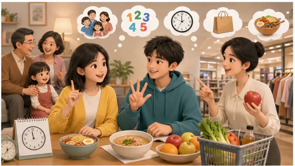 Minh họa lộ trình luyện thi HSK 1, buổi 10: Ăn uống