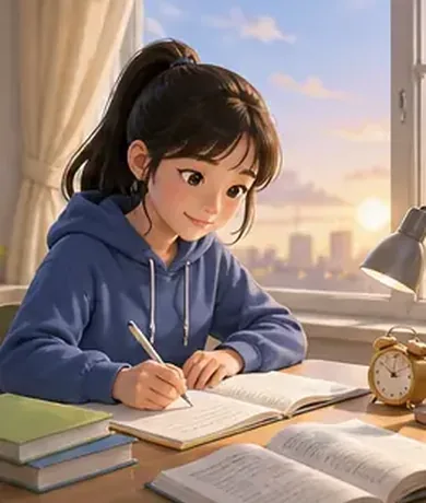 Sáng mai tôi học ở trường