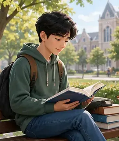 Tôi đang học đại học đây